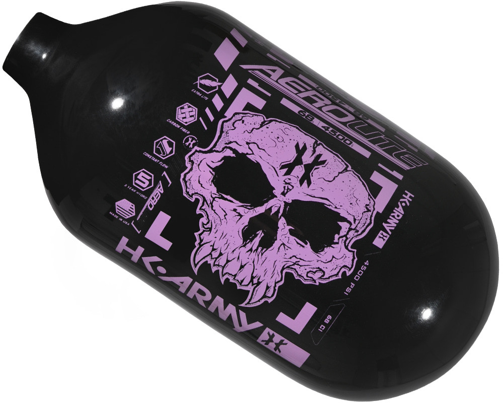 Bouteille Air Comprimé HK Army Aerolite 36/4500 - Doom Noir/vert Fluo