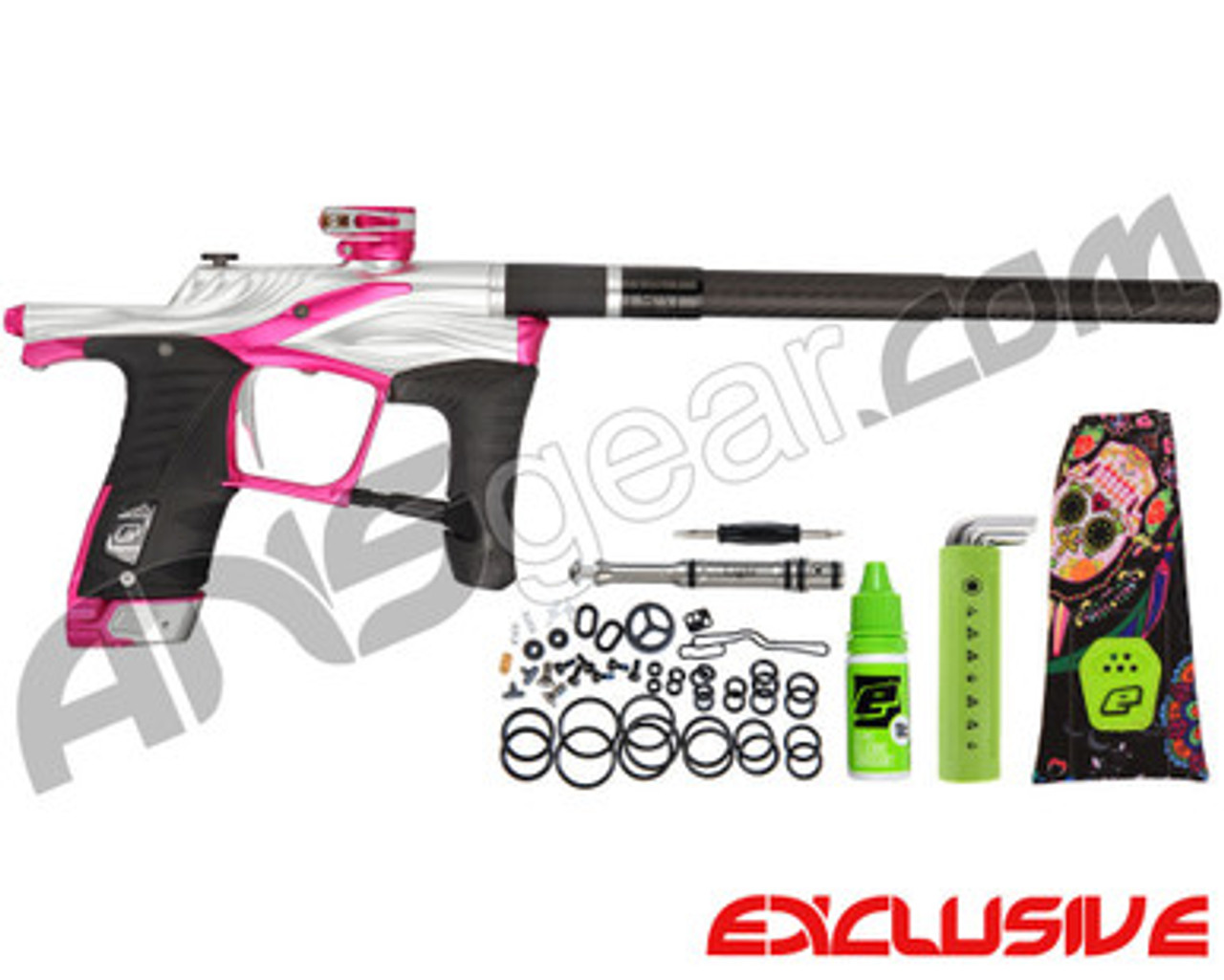 Planet Eclipse Ego LV1.6 Teahupo'o Paintball Gun - Silver/Pink