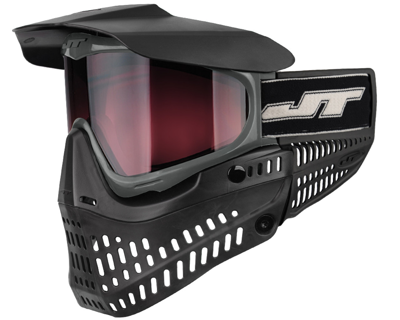 JT ProFlex X red/black ゴーグルマスク JT Proflex X Paintball Mask Red – DiscountPaintball.com