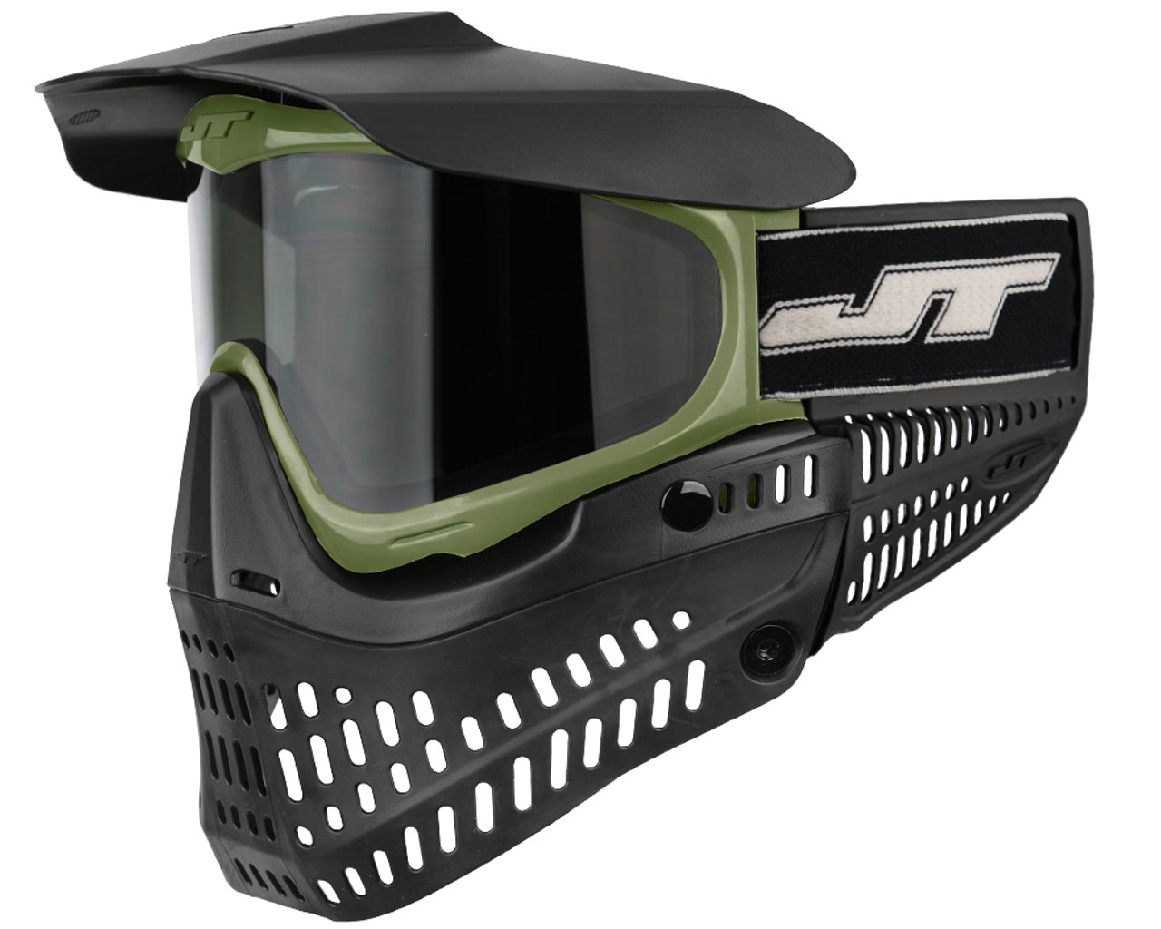 JT ProFlex Paintball Mask - Black/Olive