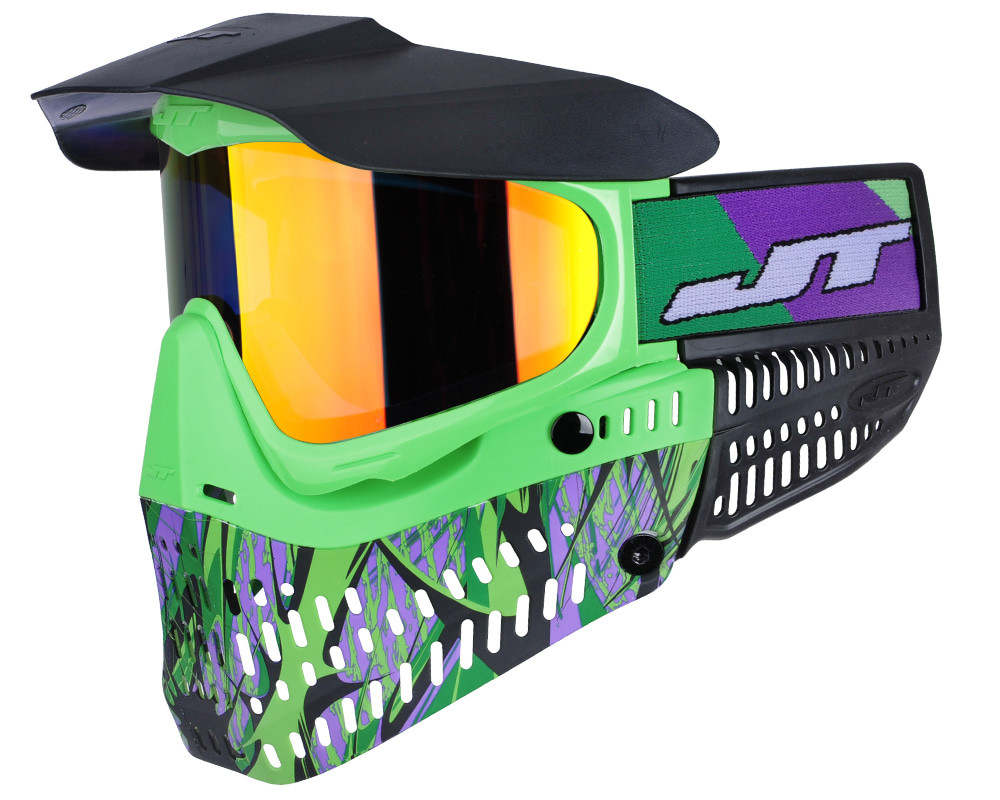 JT ProFlex Paintball Mask - Blaster Green