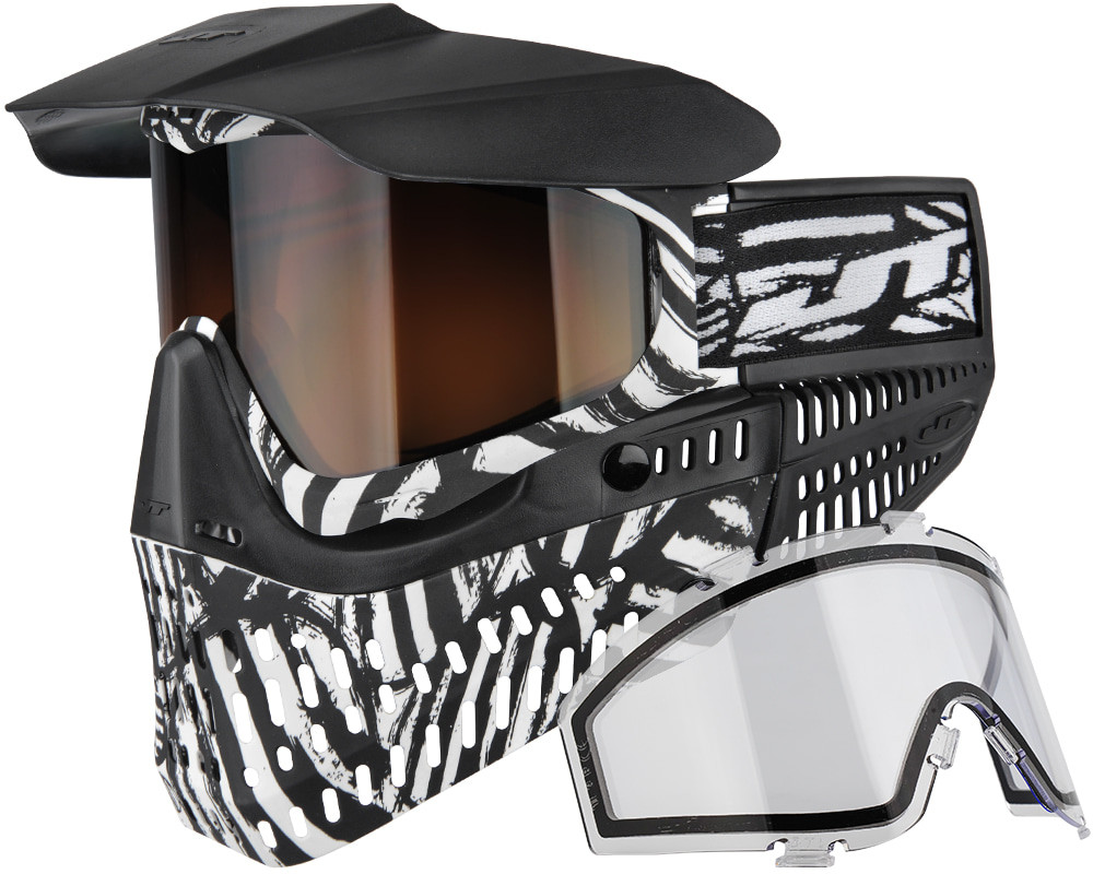 JT ProFlex Paintball Mask - Zebra