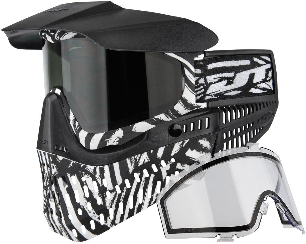 JT ProFlex Paintball Mask - Zebra
