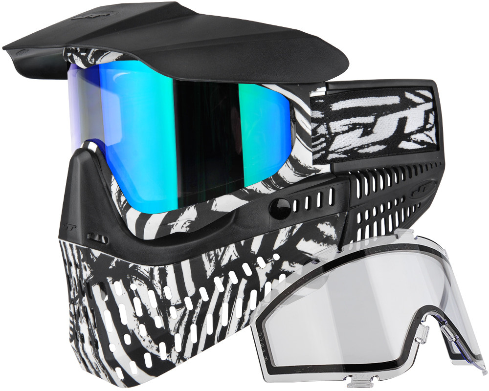 JT ProFlex Paintball Mask - Zebra
