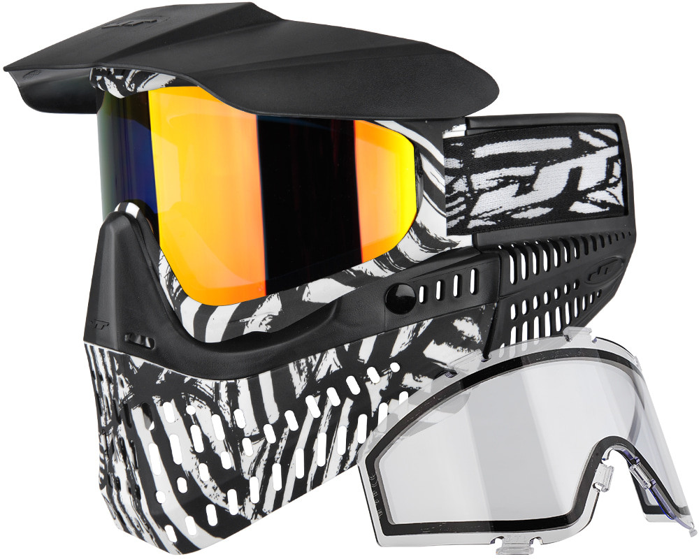JT ProFlex Paintball Mask - Zebra