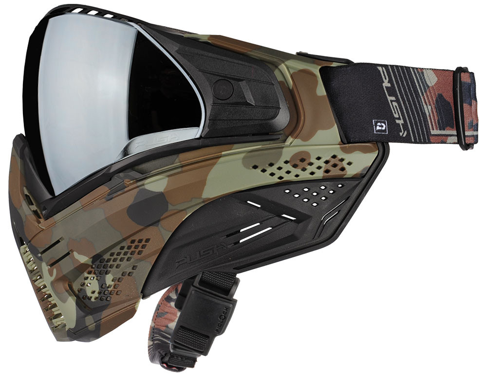 PUSH UNITE - FLECKTARN CAMO　プッシュユナイト Push Unite Paintball Mask - Flecktarn