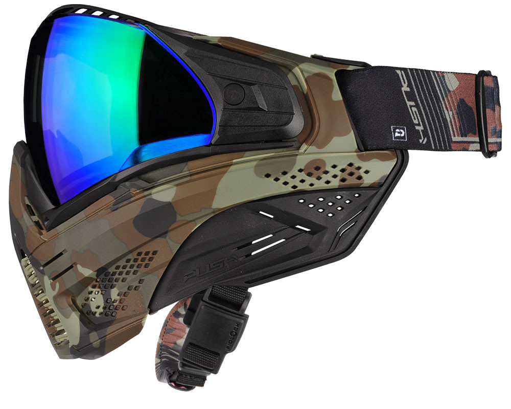 PUSH UNITE - FLECKTARN CAMO　プッシュユナイト Push Unite Paintball Mask - Flecktarn