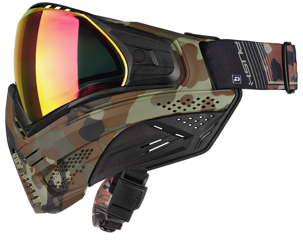 PUSH UNITE - FLECKTARN CAMO　プッシュユナイト Push Unite Paintball Mask - Flecktarn