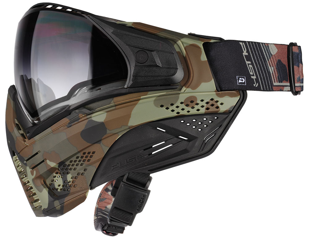 PUSH UNITE - FLECKTARN CAMO　プッシュユナイト Push Unite Paintball Mask - Flecktarn