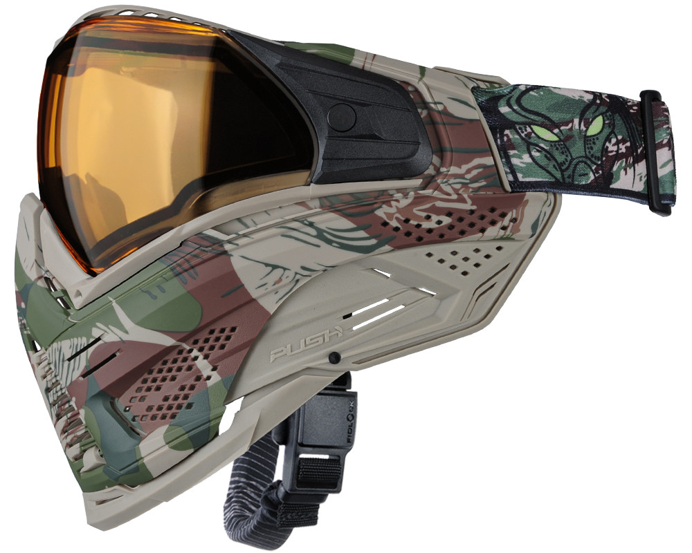 PUSH UNITE - FLECKTARN CAMO　プッシュユナイト Push Unite XL Paintball Mask - Predator Camo
