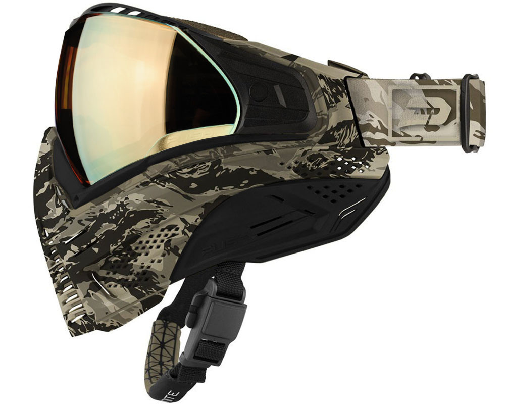 Push Unite Paintball Mask - Tan Camo