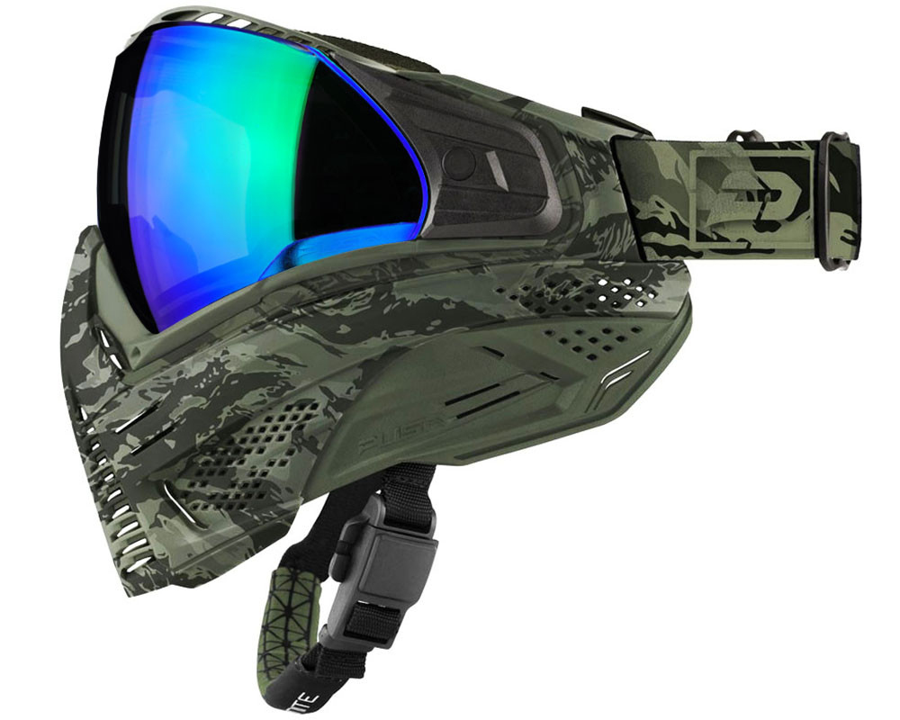 Push Unite Paintball Mask - Olive Camo