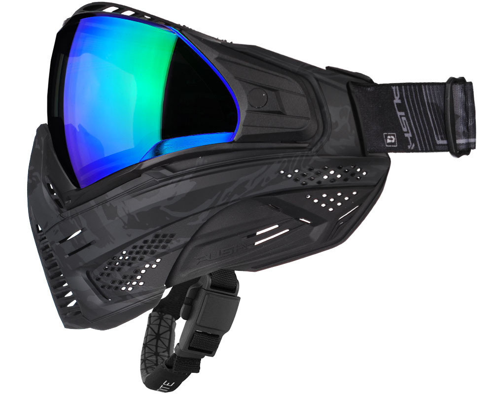 Push Unite Paintball Mask - Black Camo