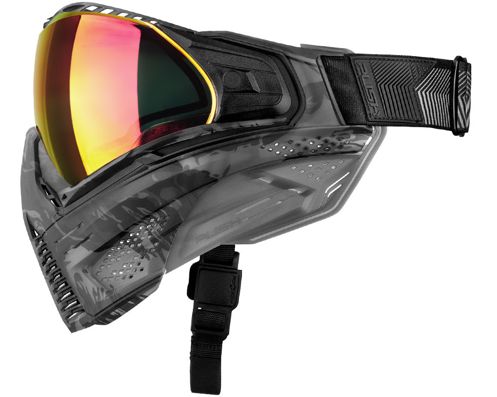 Push Unite Paintball Mask - FLX Smoke Camo