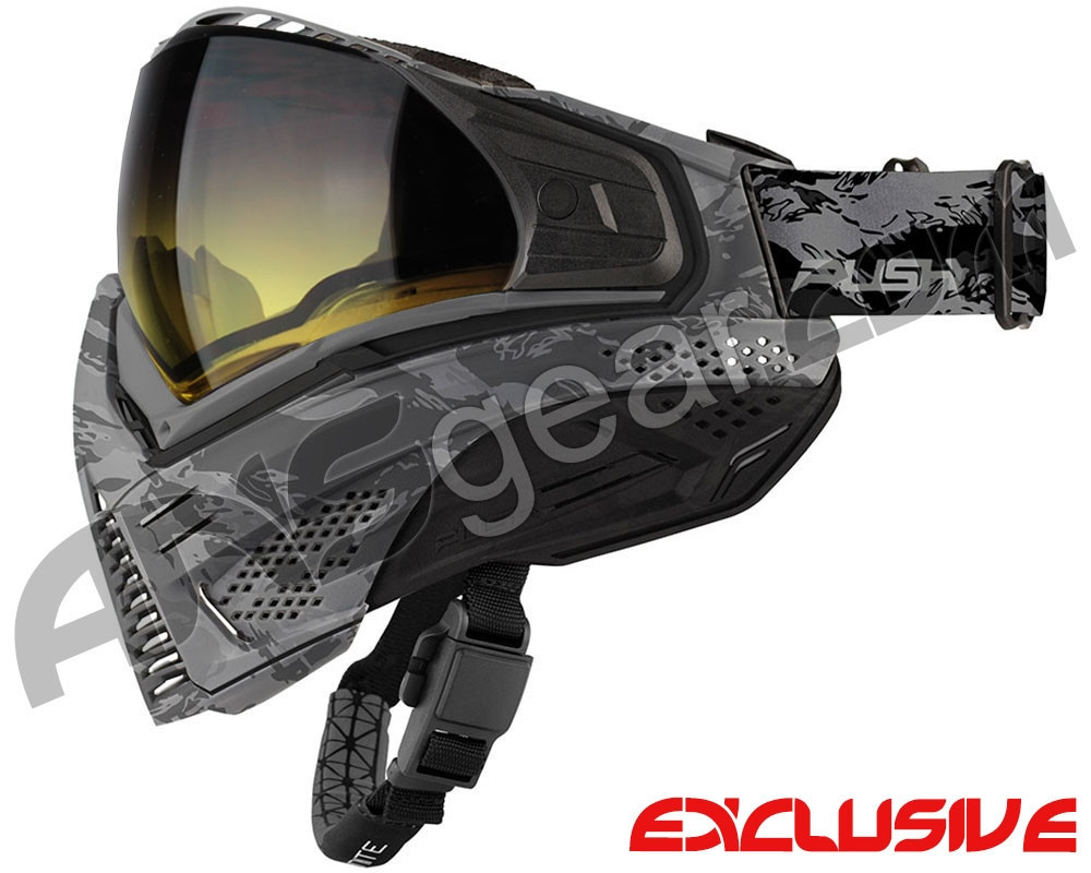 Push Unite Mask Grey Camo w/ Gradient Yellow Lens