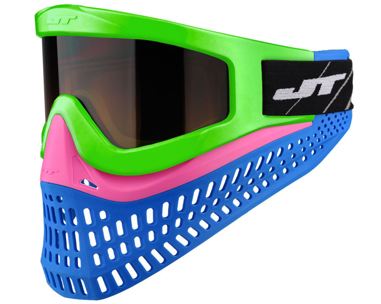 JT ProFlex X Paintball Mask w/ Quick Change System - Lime