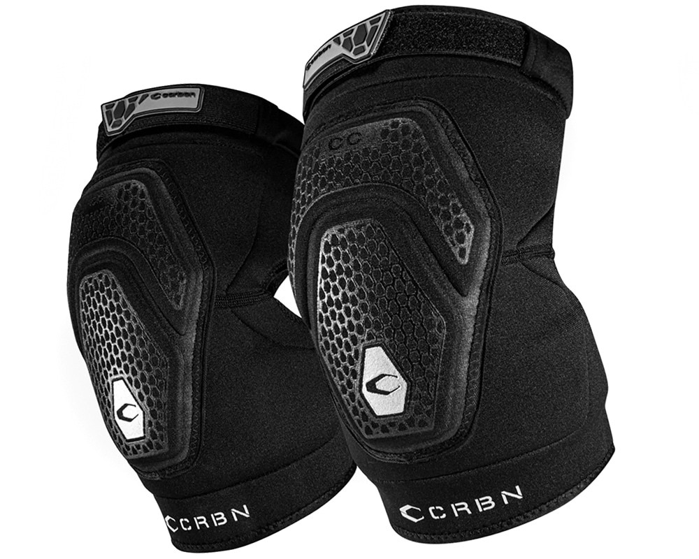 Carbon CRBN CC Paintball Knee Pads Black
