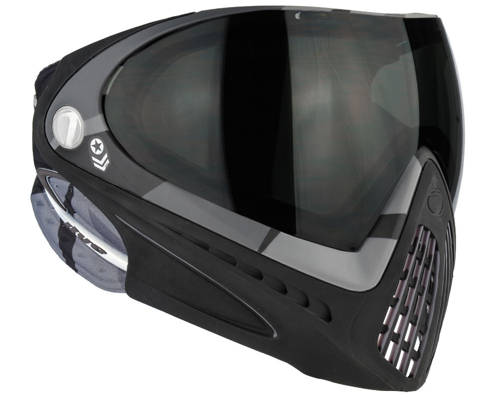 Masque Paintball Dye Invision I4 Pro - Gris Caserne / Lentille Transparente - Neuf