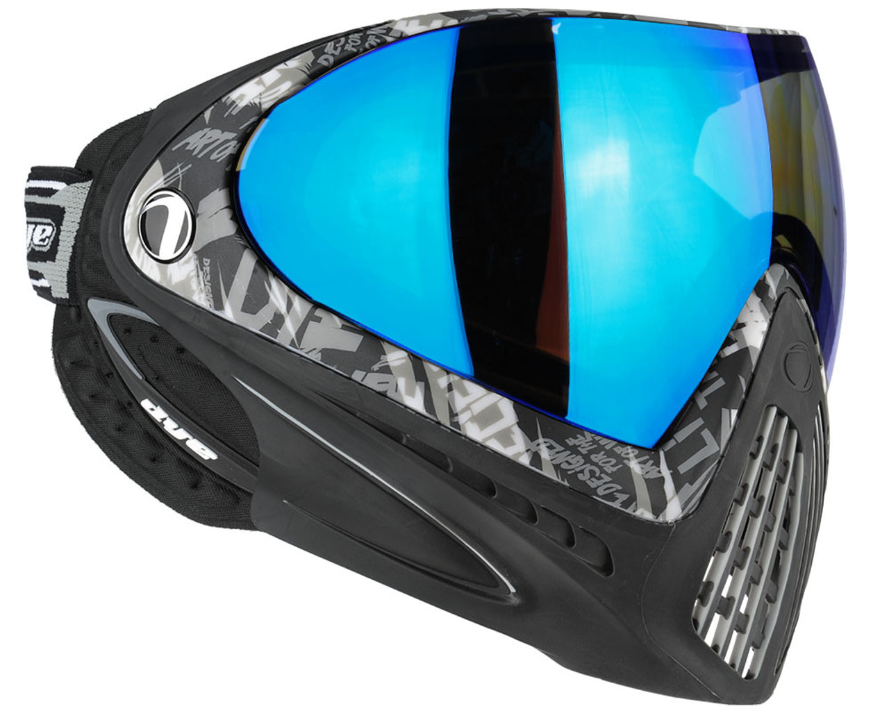 Dye Invision I4 Pro Paintball Mask - Grey Tiger