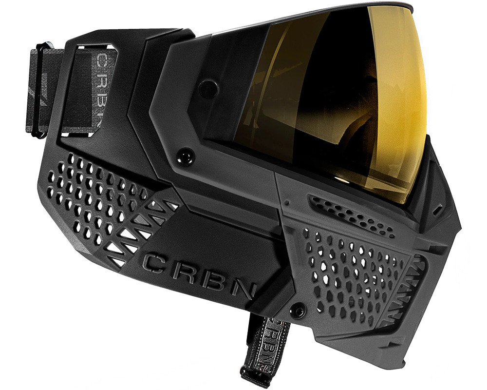 Carbon CRBN Zero SLD Paintball Mask (Less Coverage) - Coal