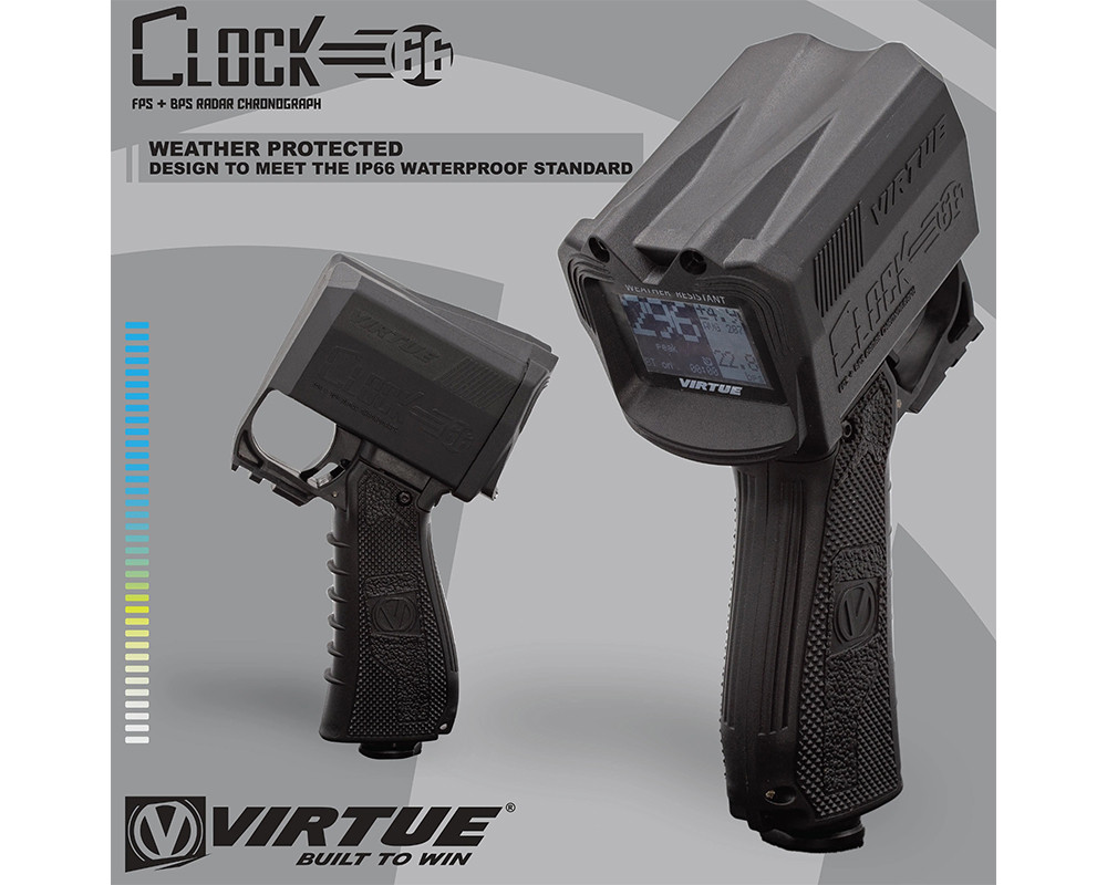 Fps Clock Virtue Clock 66 Paintball Chronograph/Chrono - FPS & BPS
