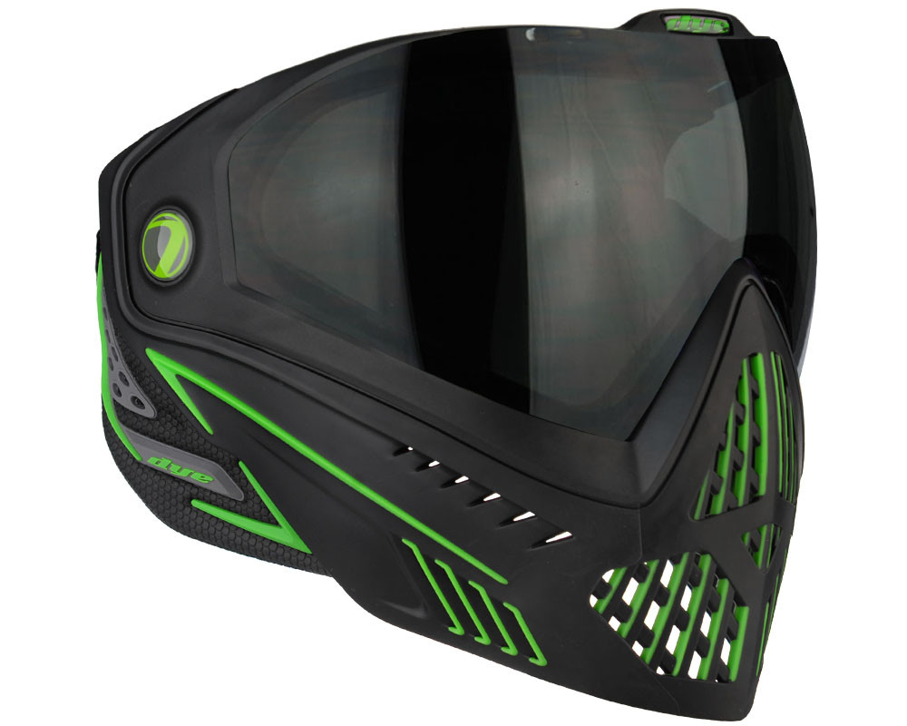 Maschera Paintball Dye I5 2.0 Barney - Lente Dyetanium Camaleonte, Grigia/Blu, Nuova In Scatola