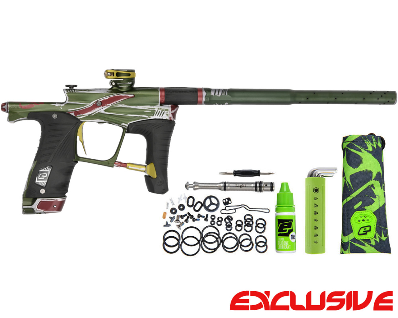 Used Planet Eclipse Ego Lv1.5 Paintball Marker- Silver/Black Fade