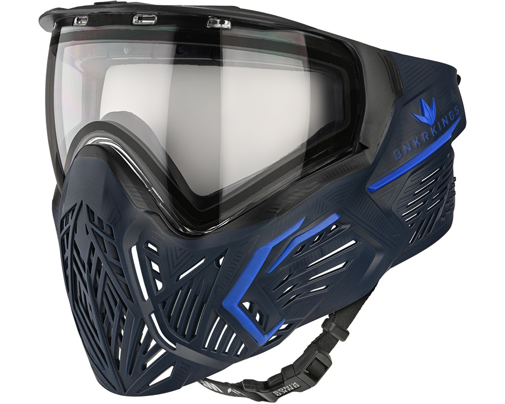 Bunkerkings CMD Paintball Mask - Midnight Azure