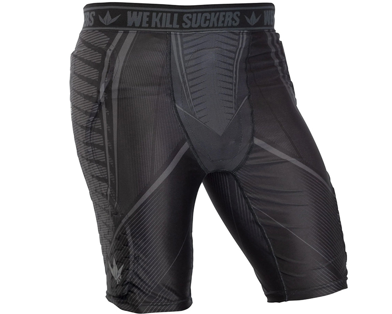 Bunkerkings Fly Paintball Compression Shorts - Black