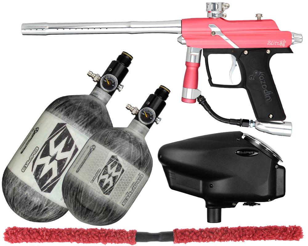 Kit Barillets Paintball Redz Pour Autococker – 4 Dos, 2 Embouts Et étui