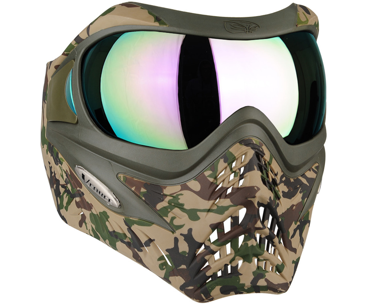 Supreme Logo Facemask Woodland Camo