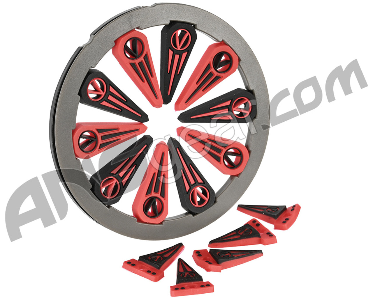 Virtue Paintball Crown 2 Rotor Speed Feed - Red/Black (ZYX-1412)