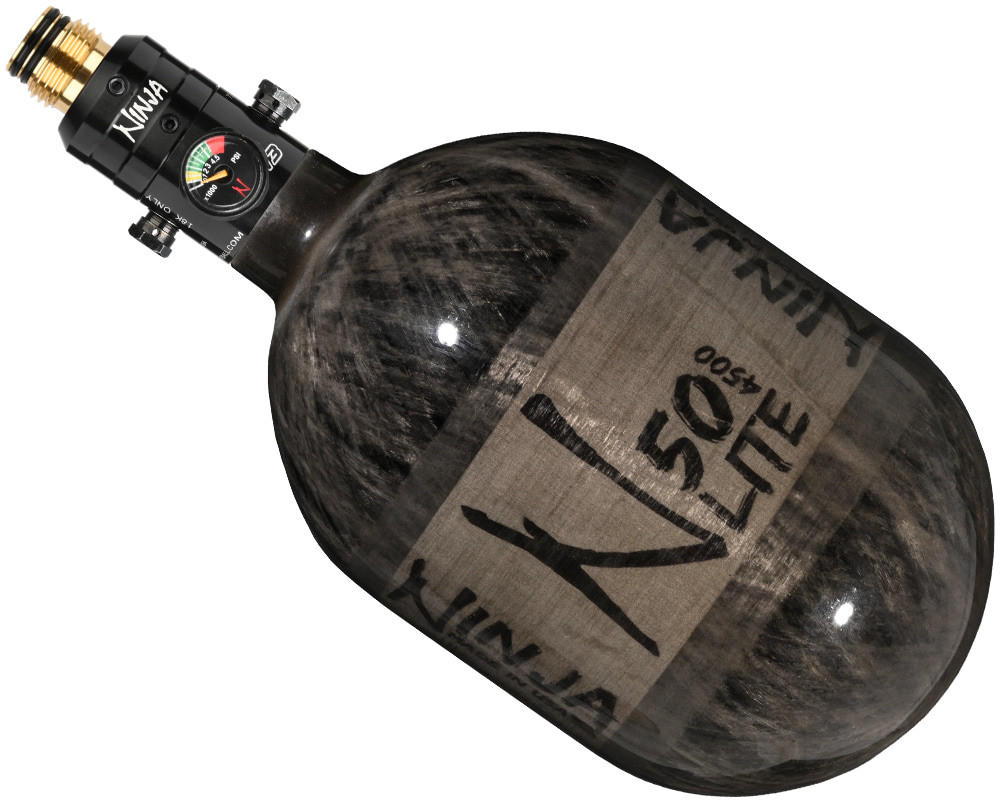 Ninja Lite Carbon Fiber Air Tank - 50/4500 w/ Pro V3 Regulator