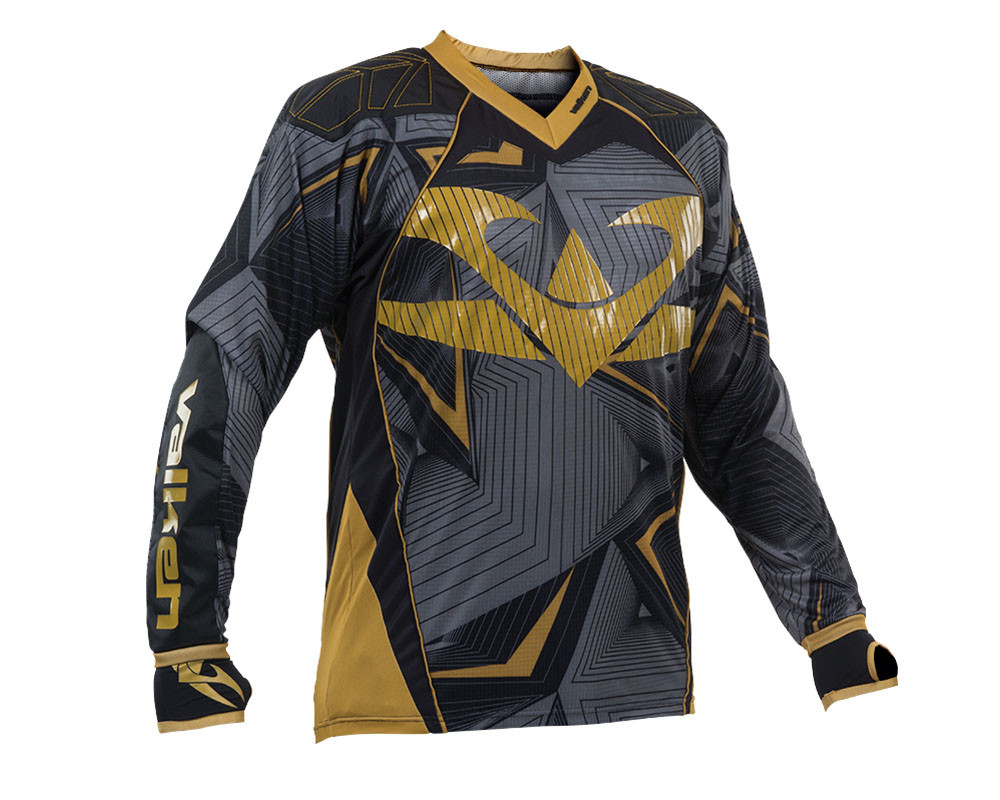 2015 Valken Redemption Vexagon Paintball Jersey Black/Gold