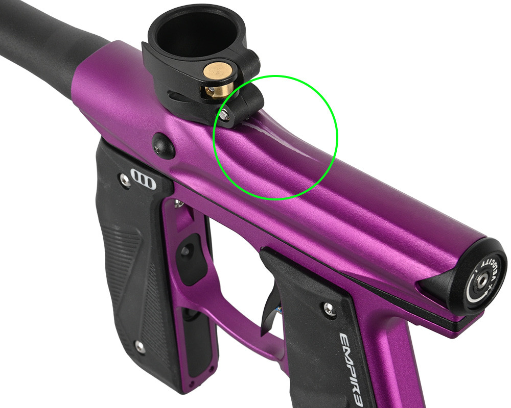 Blemished Empire Mini GS Paintball Gun w/ 2 Piece Barrel - Electric Purple
