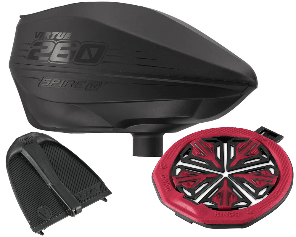 Virtue Spire IR2 260 Paintball Loader w/ Speed Feed & Spring Ramp