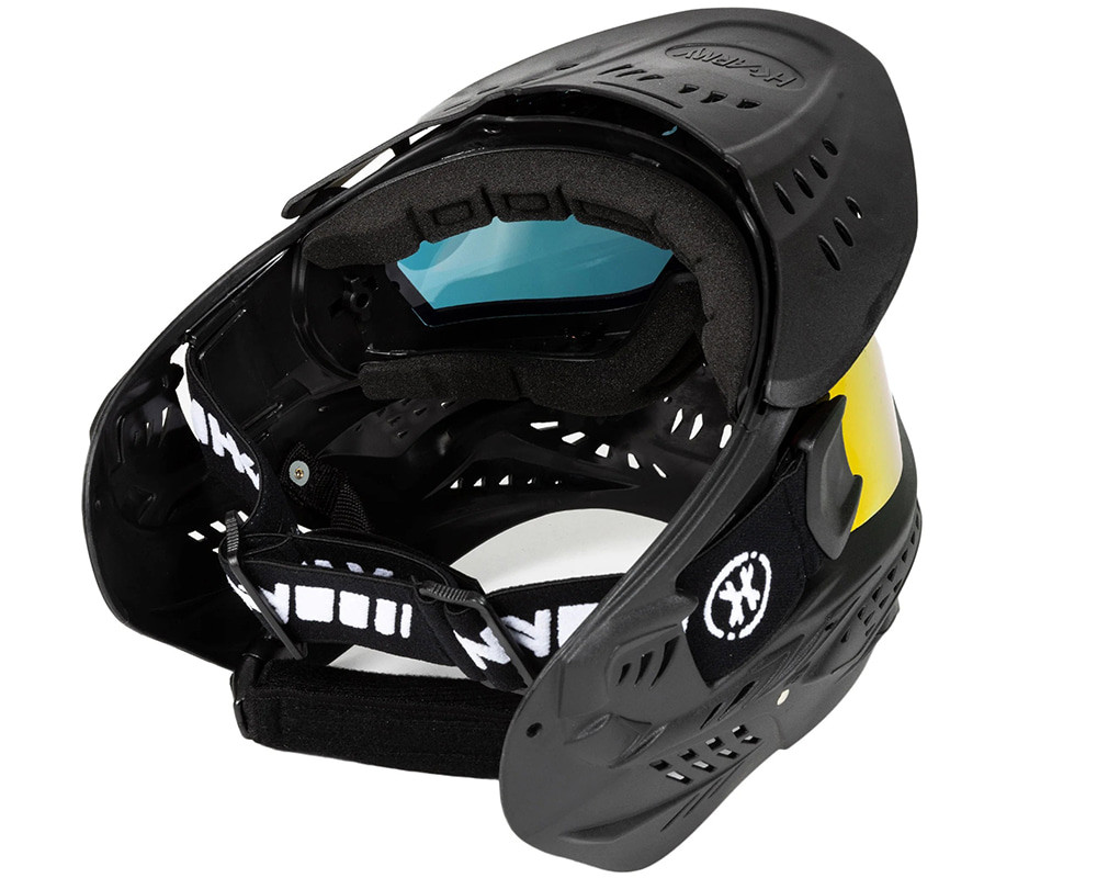 HK Army HSTL Paintball-Maske – Anti-Beschlag, Thermo-Linse, Schnell Wechselbar, Schwarz