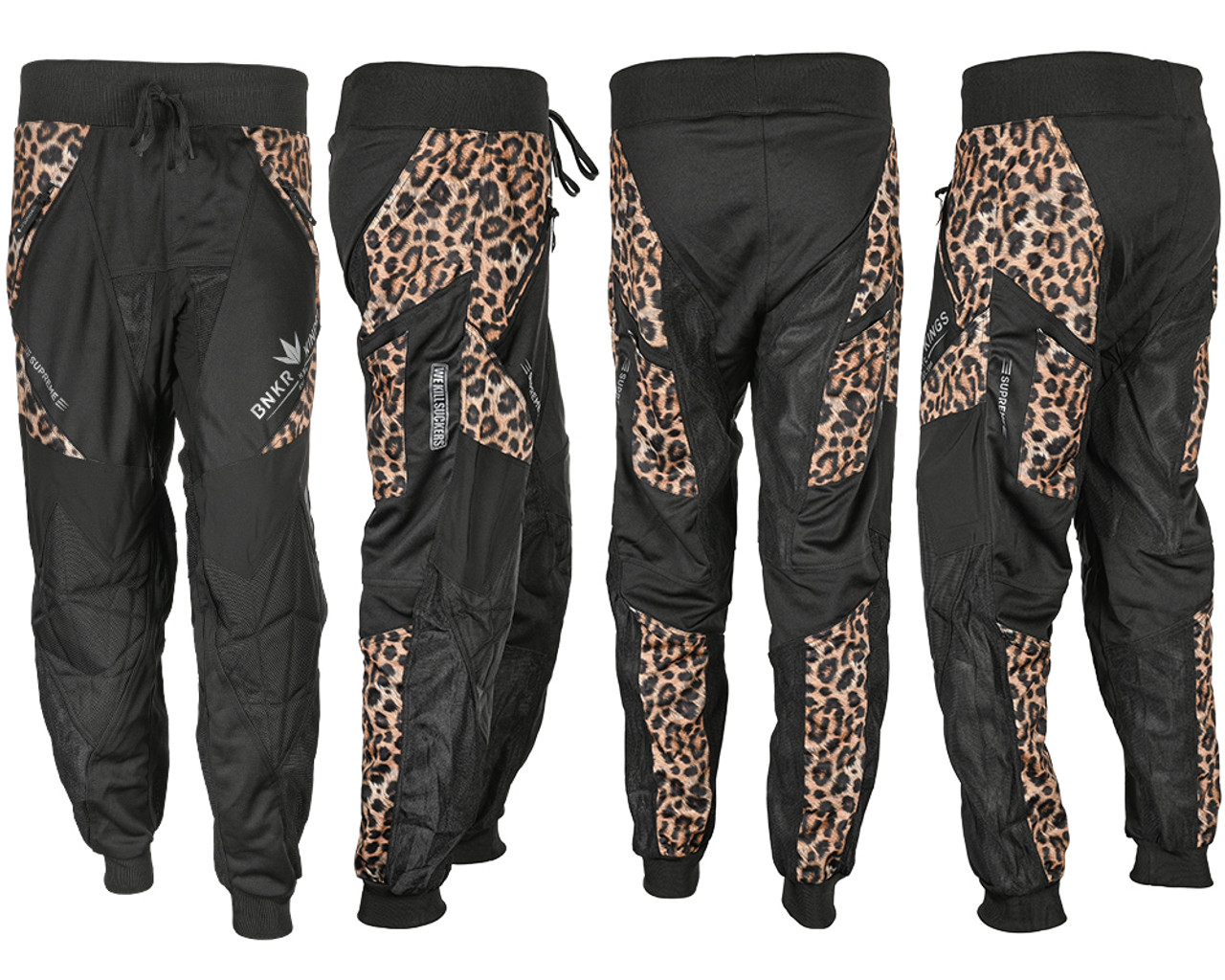 Bunkerkings Supreme Jogger Paintball Pants - Leopard