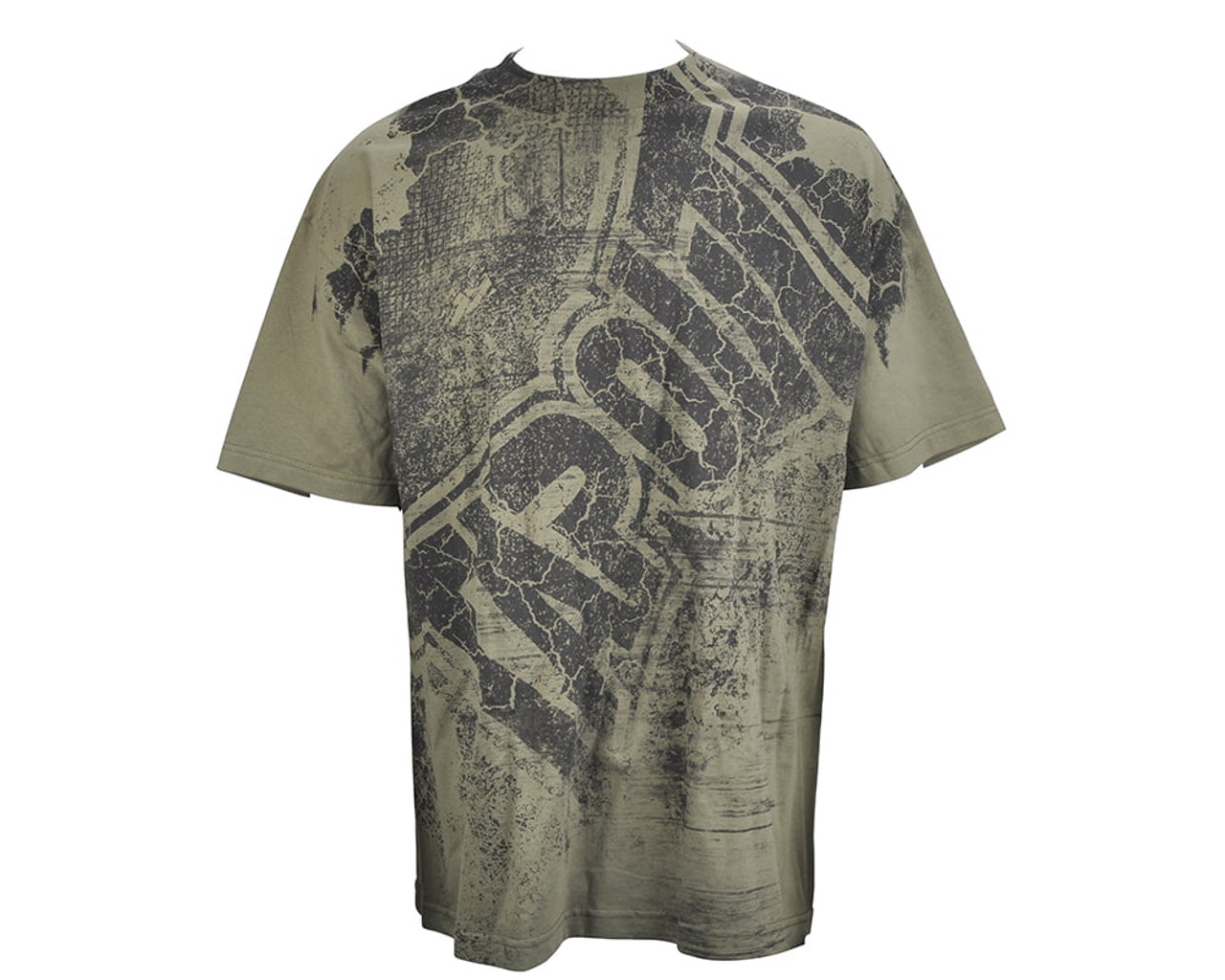 トップス 21aw turning logo over size damage tee T-JUST-G13 Man: T-shirt with jacron patch print | Diesel