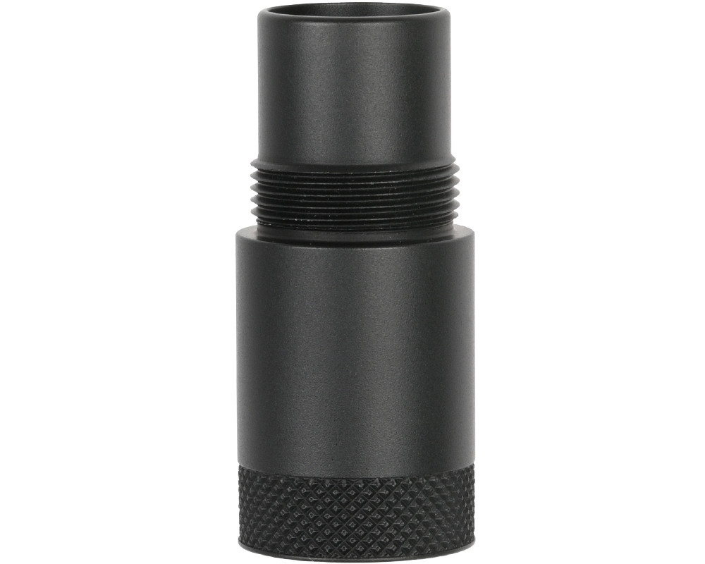 OP Barrel Extension　小 1/2-28 RH Barrel Extension (Black Steel) - 1 Inch