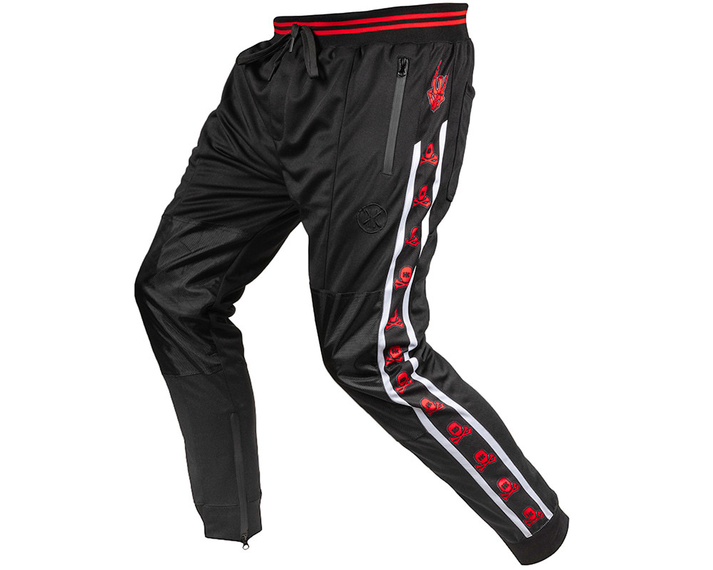 Pantaloni Da Jogging HK Army OG Bones Rossi – Grandi – Per Paintball E Tempo Libero | Tessuto Resistente E Stile Aggressivo