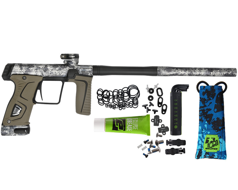Planet Eclipse Gtek 170R Paintball Gun - HDE Urban w/ Earth Grip Kit