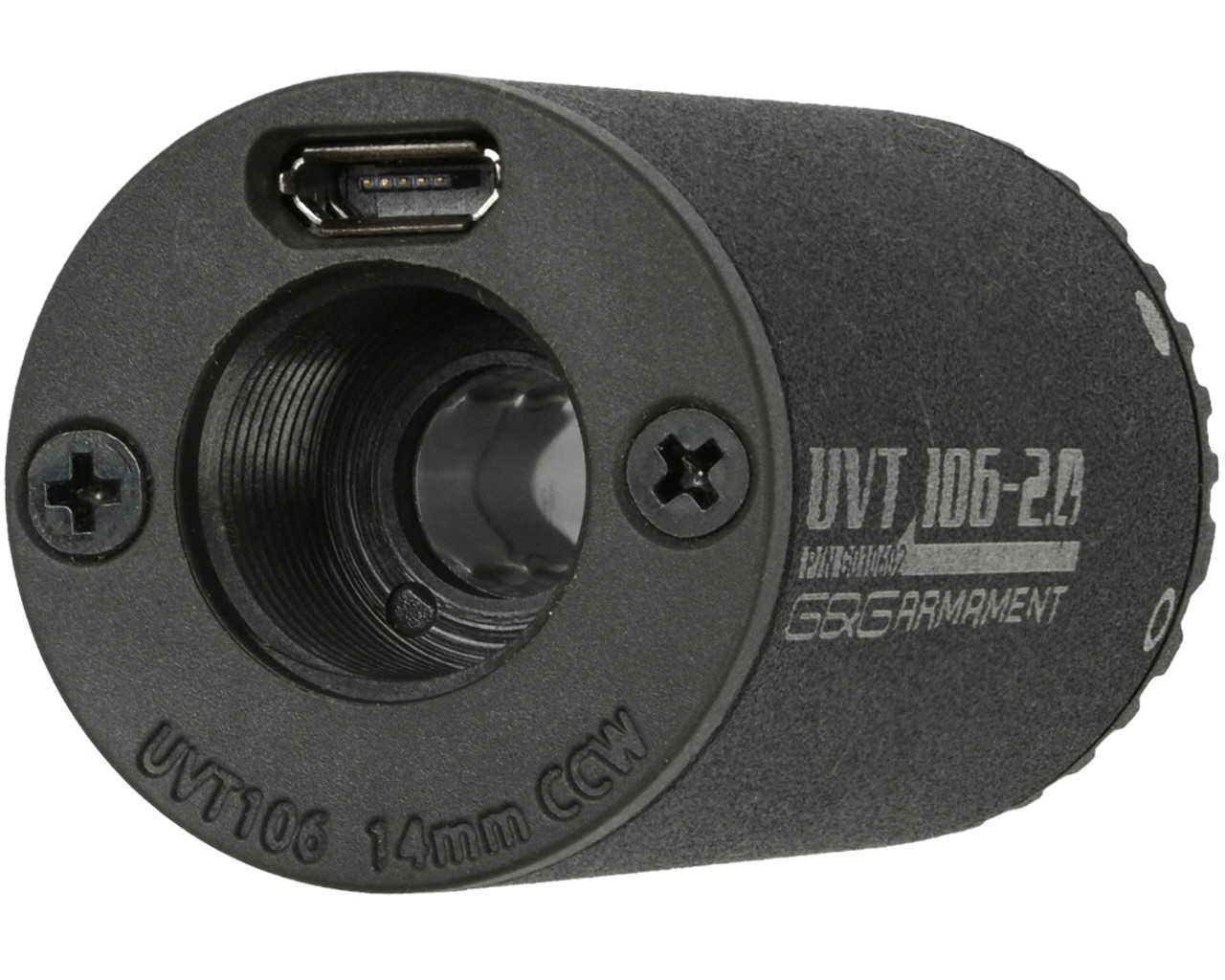 G&G トレーサーユニット UVT106-2.0 14mm G&G UVT106-2.0 14mm CCW Rechargable Ultra-Compact Airsoft