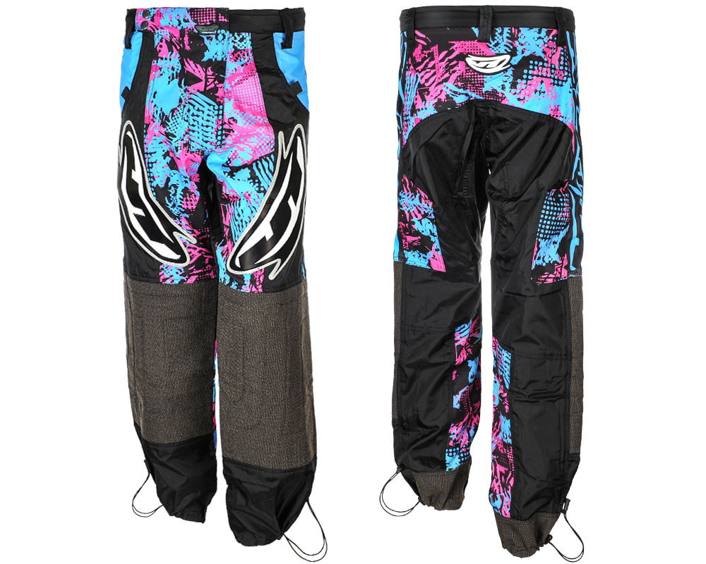JT Team Paintball Pants - Retro Teal/Pink - Small (ZYX-3232)