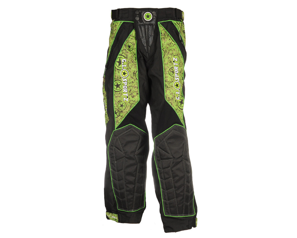 GI Sportz Herald Paintball Pants - Lime Green - Large (ZYX-3233)