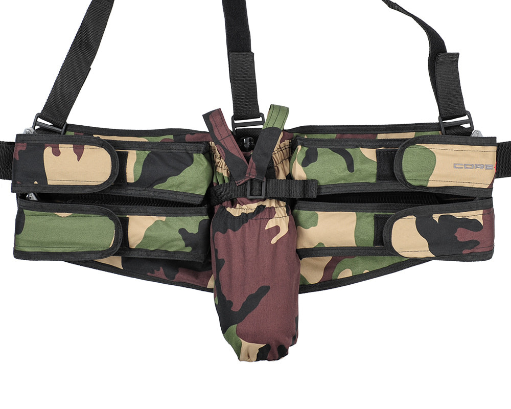 Core 4+1 Tactical Paintball Harness Woodland Camo (ZYX3245)