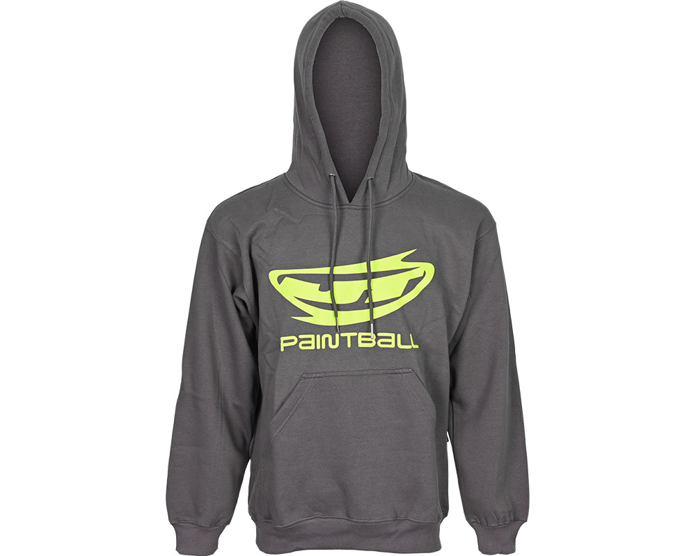 JT Paintball Hooded Pull Over Sweatshirt Grey
