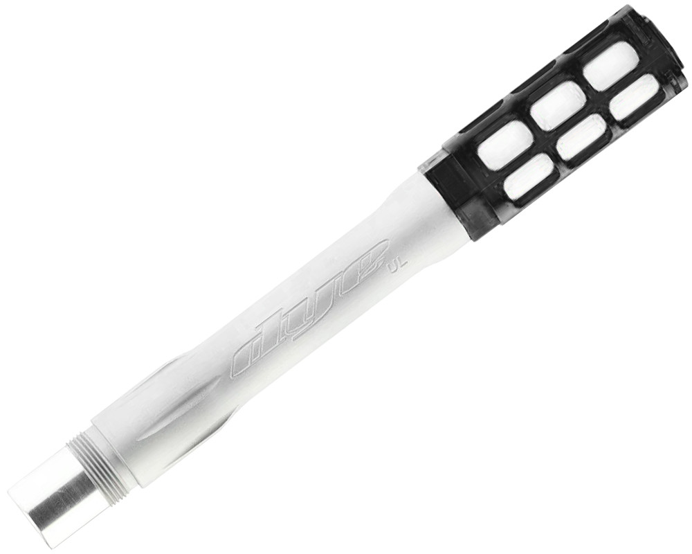 Dye Ultralite QT Barrel w/ Tech Silencer Autococker Threaded Clear
