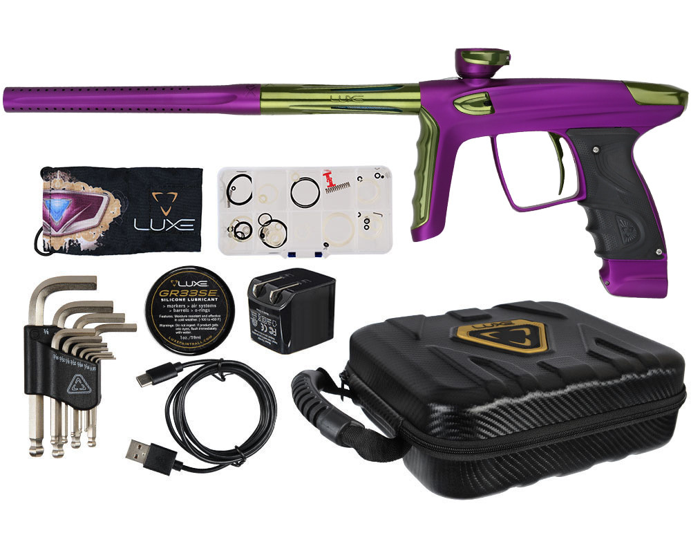 DLX Luxe TM40 Paintball Gun - Dust Purple/Polished Olive