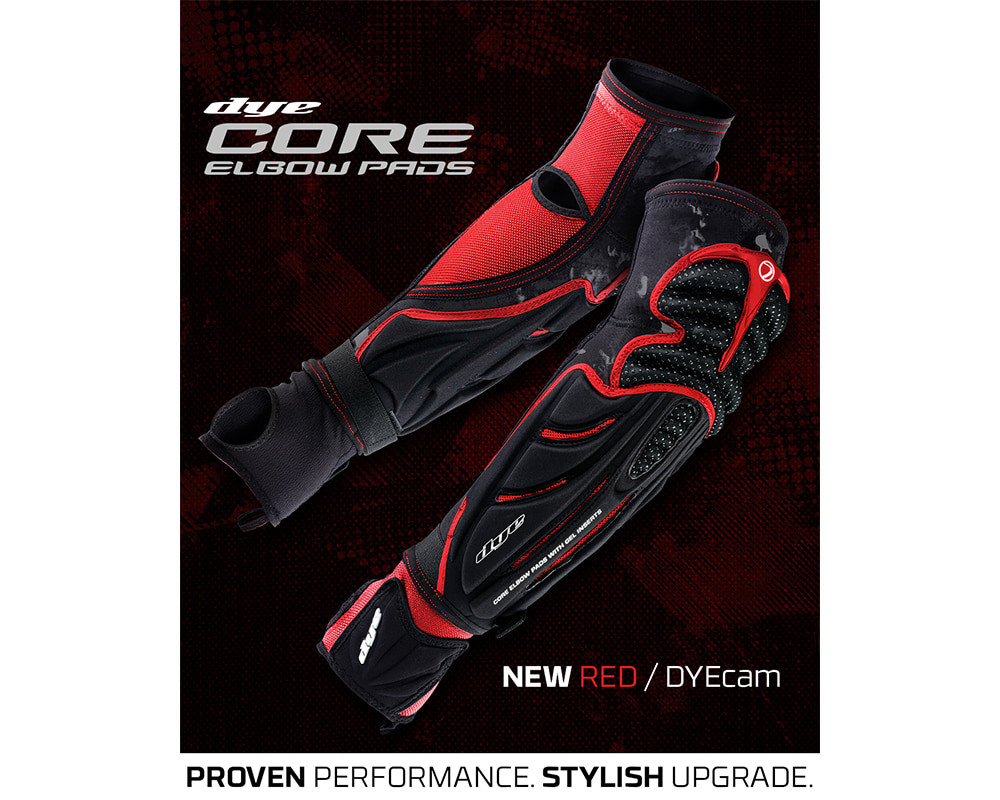 Dye Performance Elbow Pads - Red DyeCam